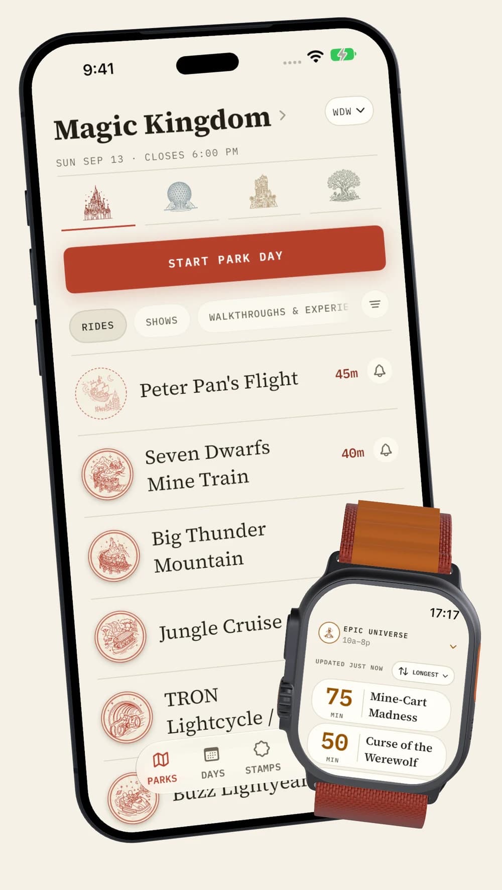 Apple Watch in Parky